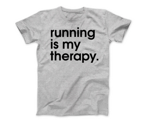 Running Is My Therapy Tee