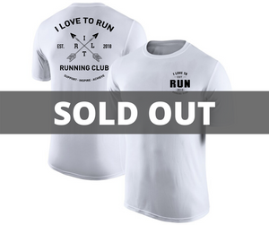 I Love to Run RC Performance shirt - Mens