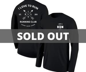 I Love to Run RC Performance shirt- Long sleeve - Mens
